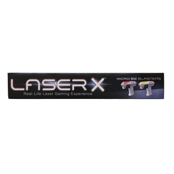 Laser X Two Player Micro B2 2 Blaster Laser Tag Gaming Set NEW NIB - Picture 3 of 4